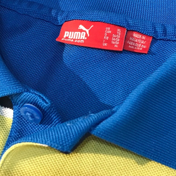 Puma Cobra Golf XL Large Stripe Polo - Picture 4 of 5